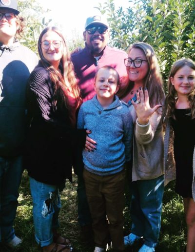 Samantha, André and family