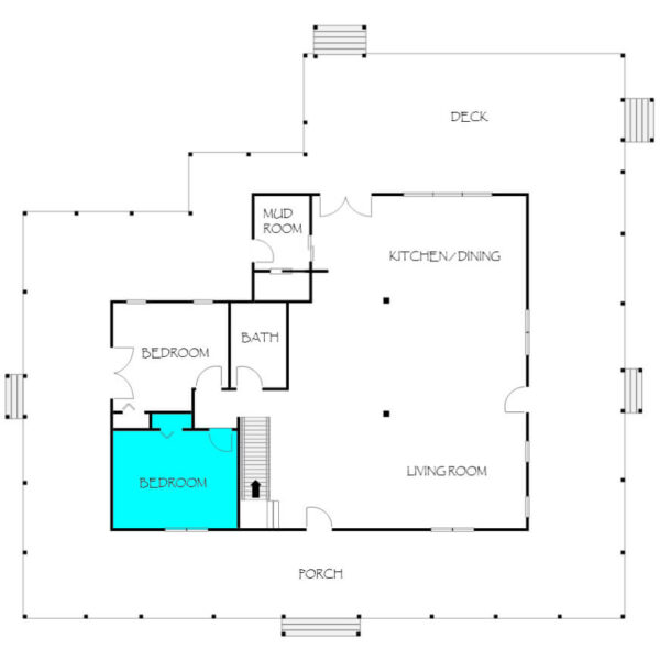 Cooper House First Floor Plan