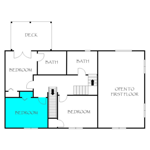 Cooper House Second Floor Plan