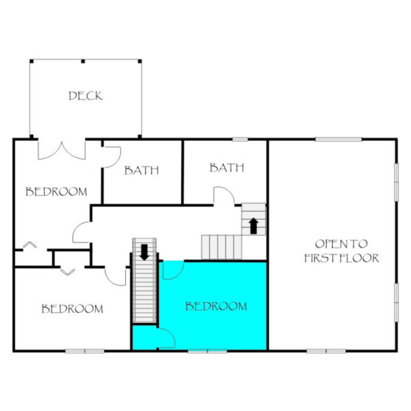 Cooper House Second Floor Plan