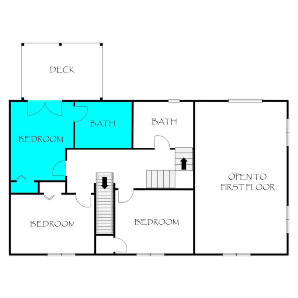 Cooper House Second Floor Plan